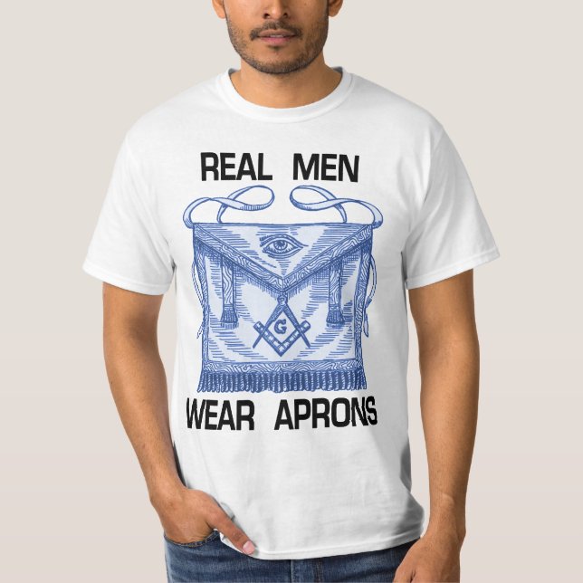 T-shirts Aventais reais do desgaste de homens! (Frente)