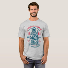T-shirts Aventura no Espaço Exterior 1969, Passeio na Lua,