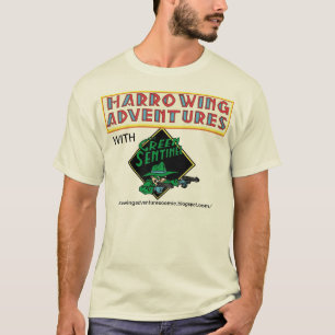T-shirts Aventuras horrorosos com a sentinela verde!