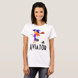 T-shirts Aviador engraçado personalizável