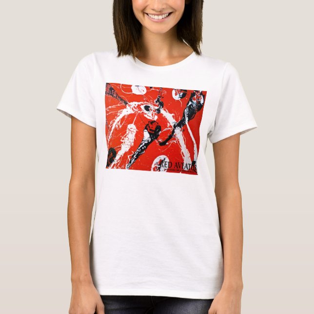 T-SHIRTS AVIADOR VERMELHO (Frente)