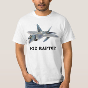 T-shirts Avião de combate do raptor F-22
