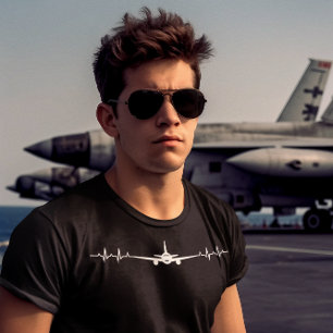 T-shirts Avião Heartbit