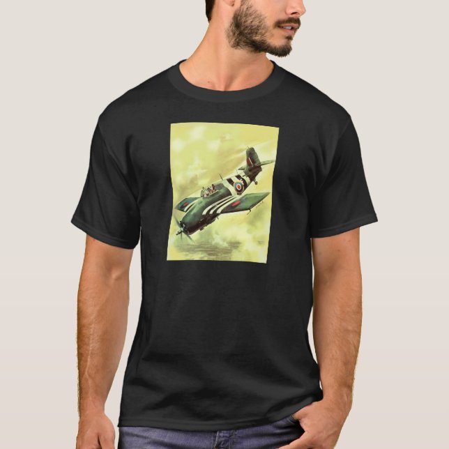 T-shirts Avião Vintage (Frente)