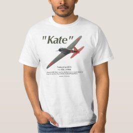 T-shirts Aviation Art T-shir "Nakajima B5N 九七式艦上攻撃機 "Kate""