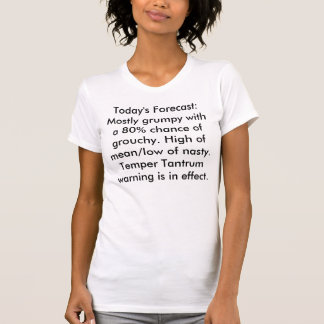 T-shirts Aviso De Temper Tantrum Em Vigor