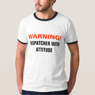 T-shirts AVISO! , Expedidor com atitude