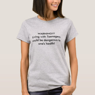 T-shirts AVISO!!Vivendo com adolescentes co... - Personaliz