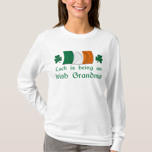 T-shirts Avó irlandesa afortunada