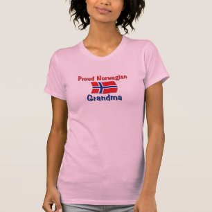 T-shirts Avó norueguesa orgulhosa