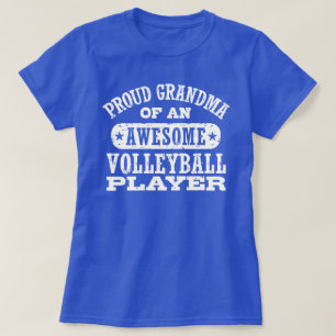 T-shirts Avó orgulhosa do voleibol