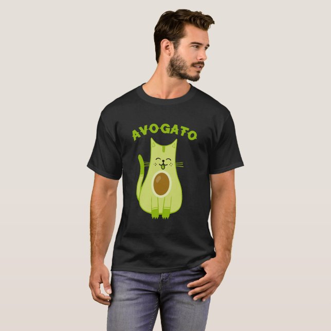 T-shirts Avogato Funny Cinco De Mayo Cat Pun Tee (Frente Completa)