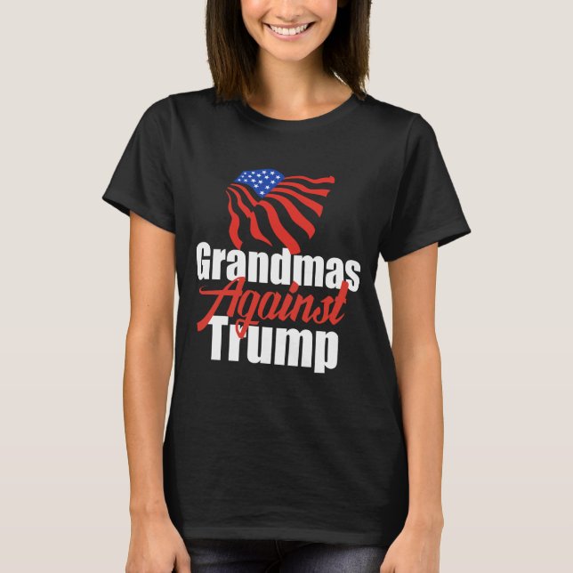 T-shirts Avós Contra Trump (Frente)