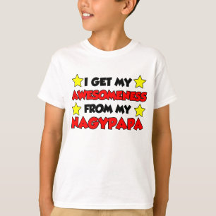 T-shirts Awesomeness de Nagypapa (avô húngaro)