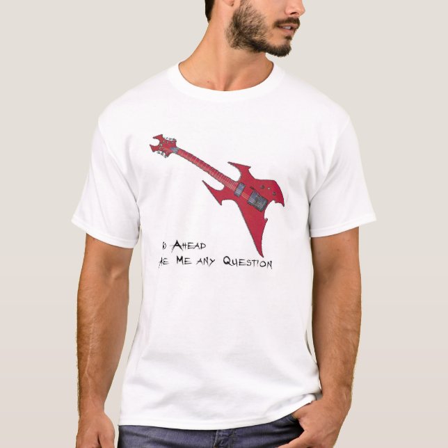 T-shirts Axe me uma pergunta (Frente)