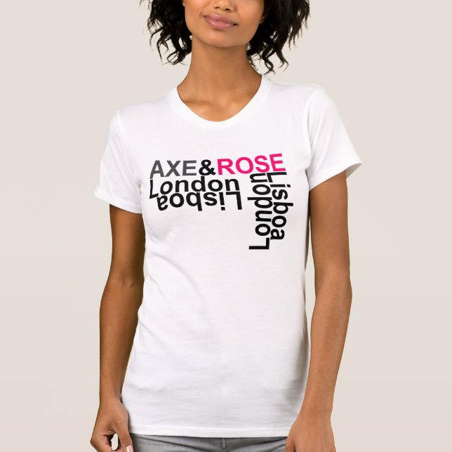 T-shirts AXE&ROSE Claudia (Frente)