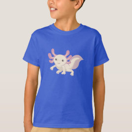 T-shirts Axolotl adorável pequenino