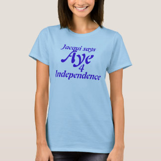 T-shirts Aye independência de 4 Scottish do Tshirt da