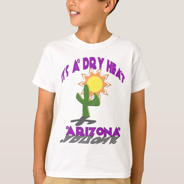 T-shirts AZ-É um calor seco (Frente)