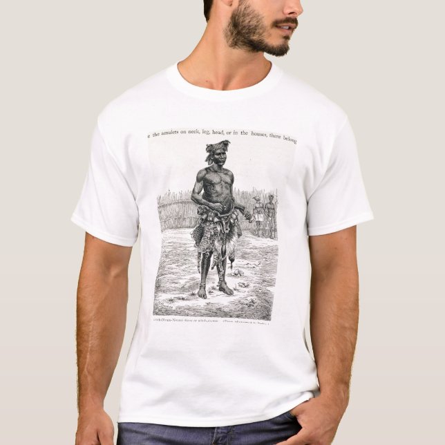 T-shirts Azandeh Binsa ou doutor de bruxa (Frente)