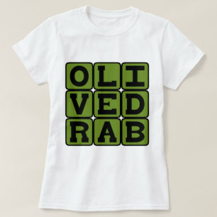 T-shirts Azeite, Cor