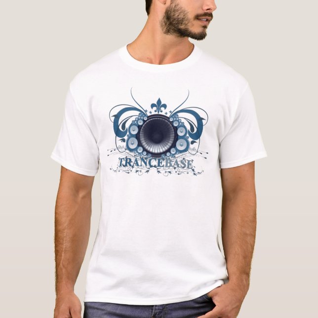 T-shirts Azul baixo do Trance (Frente)