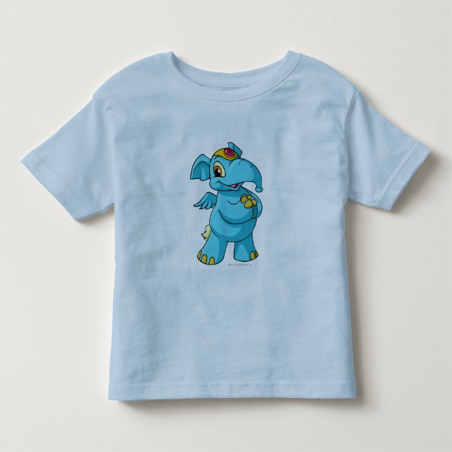 T-shirts Azul de Elephante (Frente)