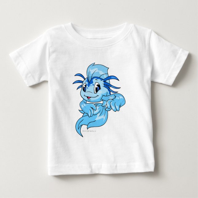 T-shirts Azul de Koi (Frente)