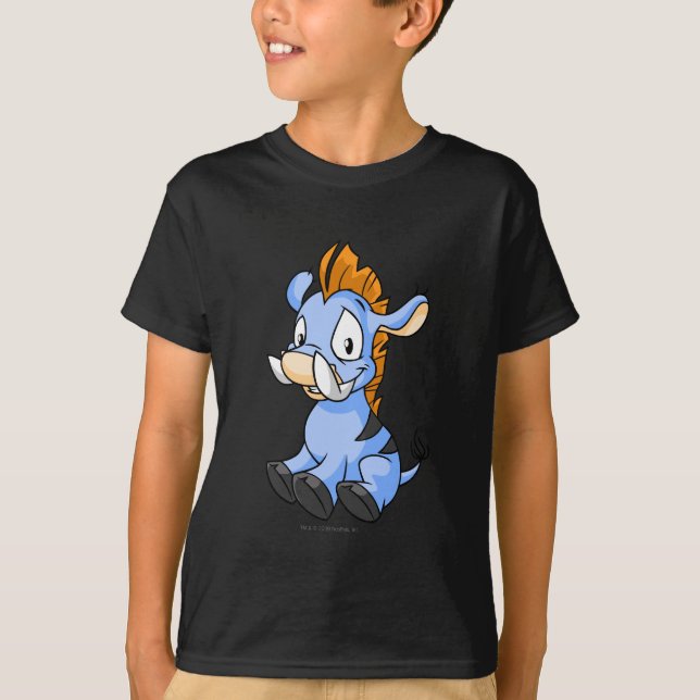 T-shirts Azul de Moehog (Frente)