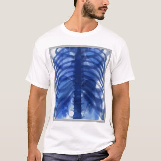 T-shirts Azul do raio X