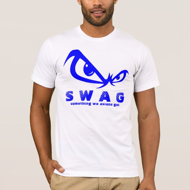 T-shirts Azul dos GANHOS (Frente)