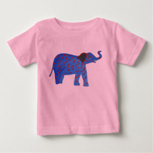 T-shirts Azul Elefante Desenho Tutu Bodyfato