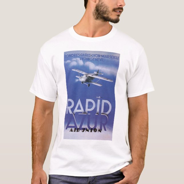 T-shirts Azur Rápido (Frente)
