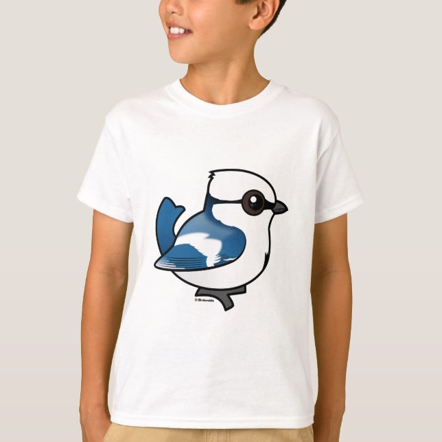 T-shirts Azure Tit Birdorable (Frente)