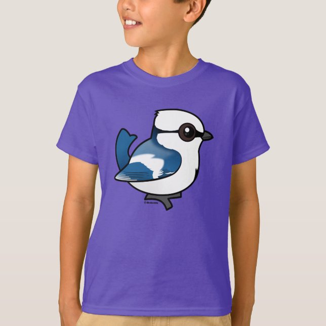 T-shirts Azure Tit Birdorable (Frente)