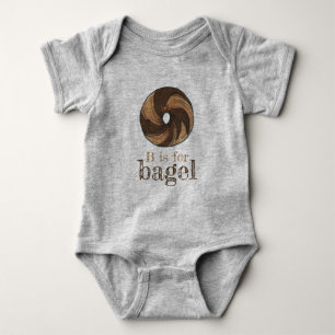 T-shirts B é para Bagel Marble Rye Foodie - Letra B Alfabet