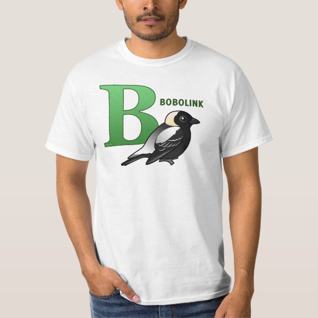 T-shirts B é para Bobolink (Frente)
