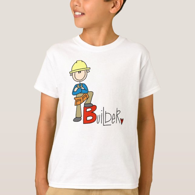 T-shirts B é para Construtor (Frente)