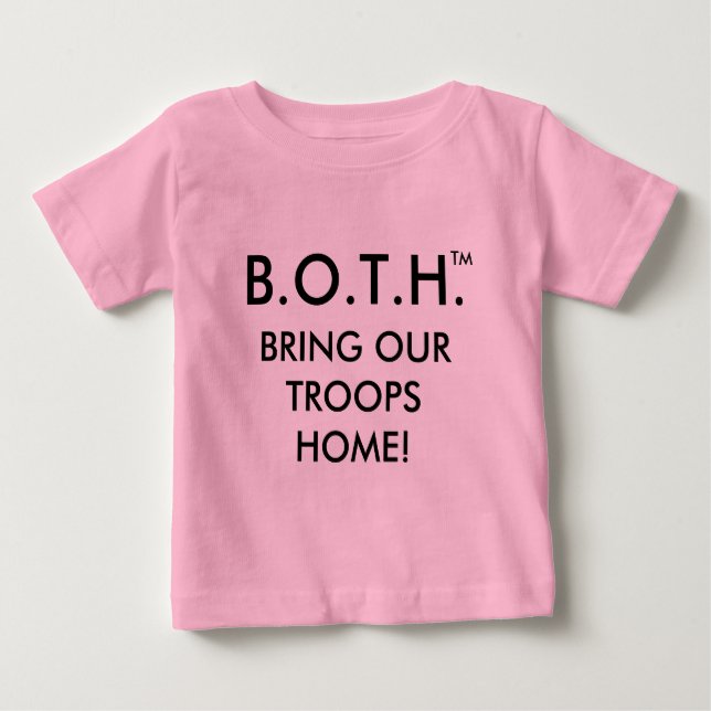 T-SHIRTS B.O.T.H. (TRAZ NOSSAS TROPAS PARA CASA!) (Frente)