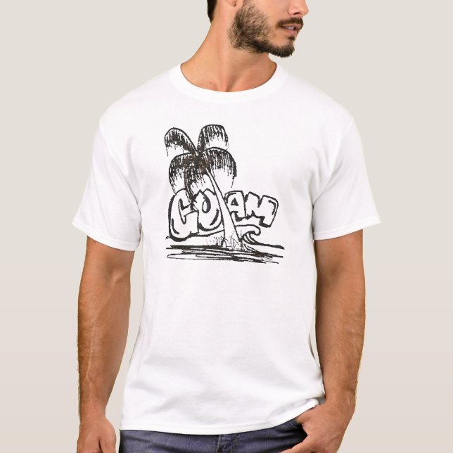 T-shirts b&w de guam (Frente)