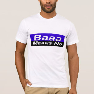 T-shirts Baaa significa o nenhum