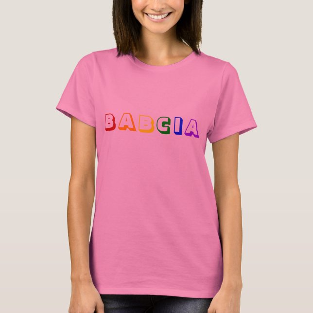 T-SHIRTS BABCIA! (Frente)