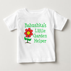 T-shirts Babushka Little Garden Helper