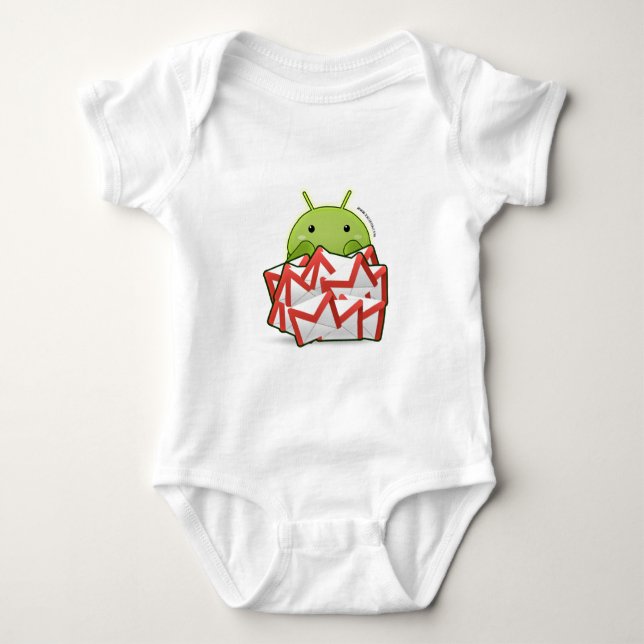 T-shirts Baby Android (Frente)