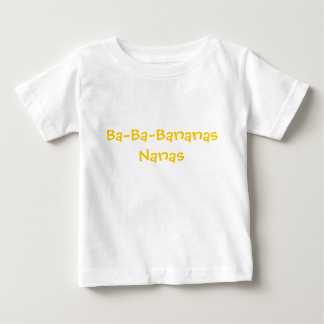 T-shirts Baby Ba-Ba-Bananas (Frente)