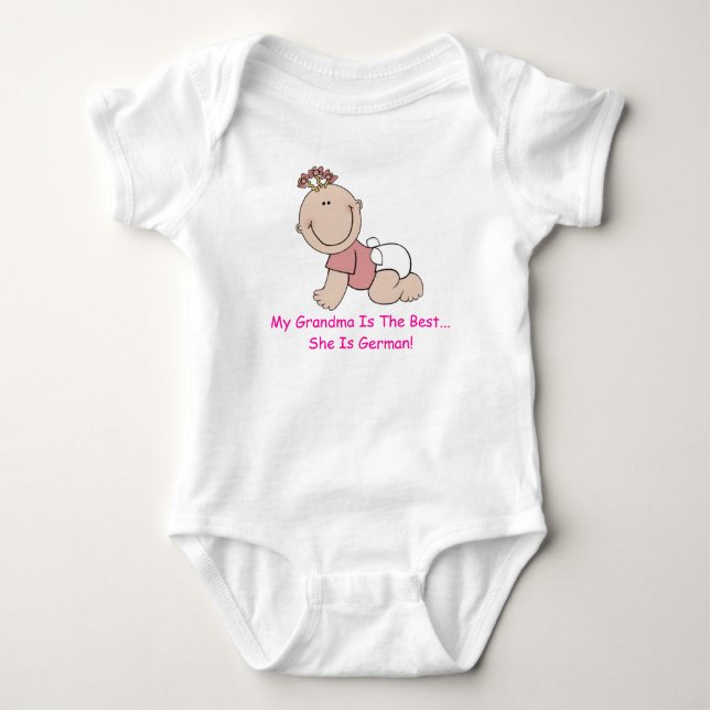 T-shirts Baby Girl Romper (Frente)