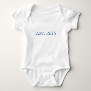 T-shirts Baby Jersey Bodycase, White Estabelecido 2017