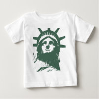 Baby New York Shirt Statu of Liberty Baby Souveni