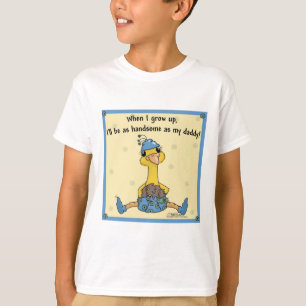 T-shirts Baby Peacock Handsome como pai