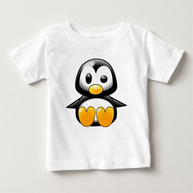 T-shirts Baby Penguin (Frente)